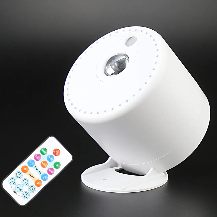 SA204 RGB LED Motive Aurora Projector Night Green Laser Sky Stars Disco Light Nebula Cloud Christmas Children Bedroom Stage Lamp