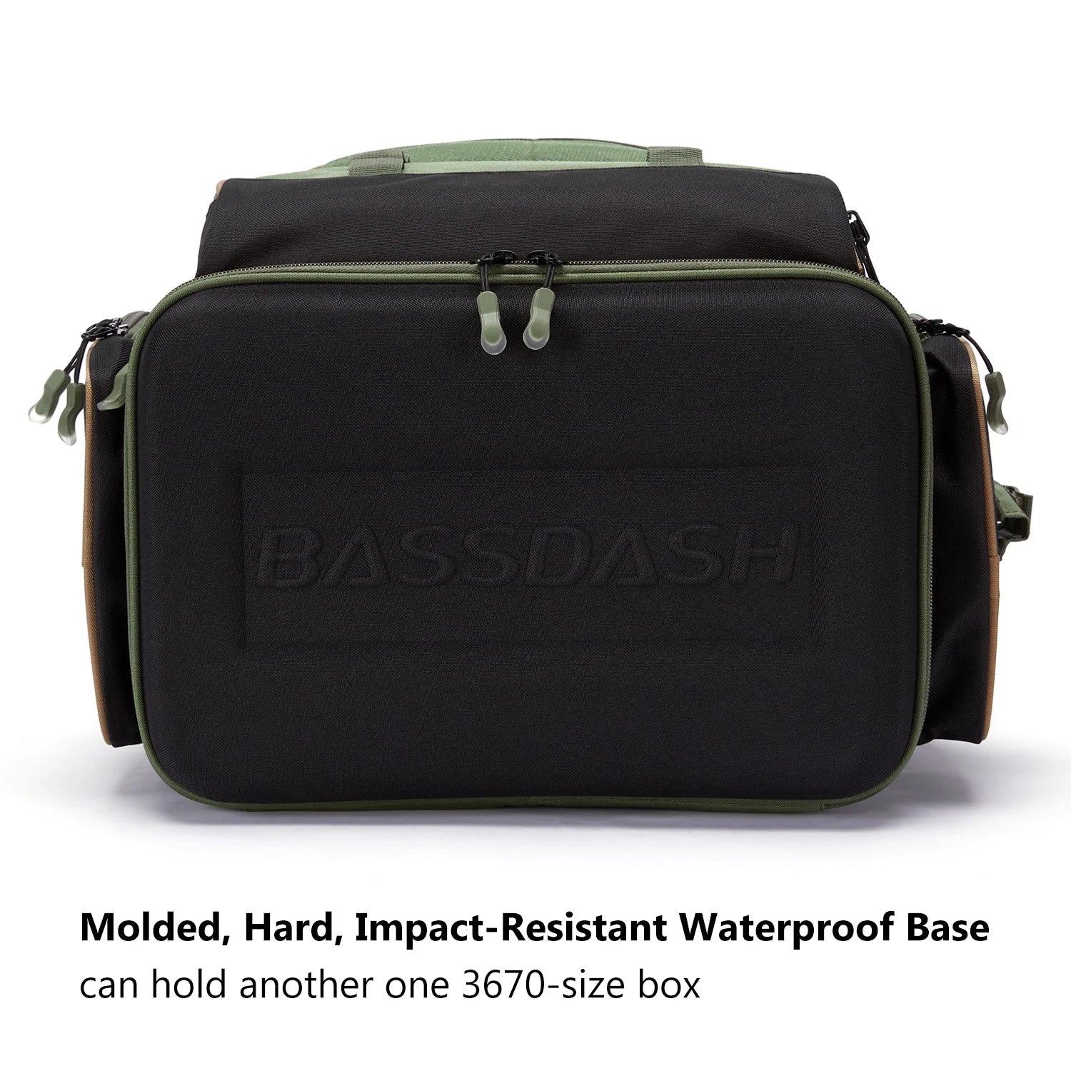 Bassdash Multifunctional Fishing Tackle Backpack Lightweight Tactical Soft Tackle Box with Protective Rain Cover