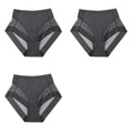 3PCS/SET Women Bodyshorts Body Shaping Panties Female Pants Breathable Mesh Intimates High Elastic Control Seamless Briefs