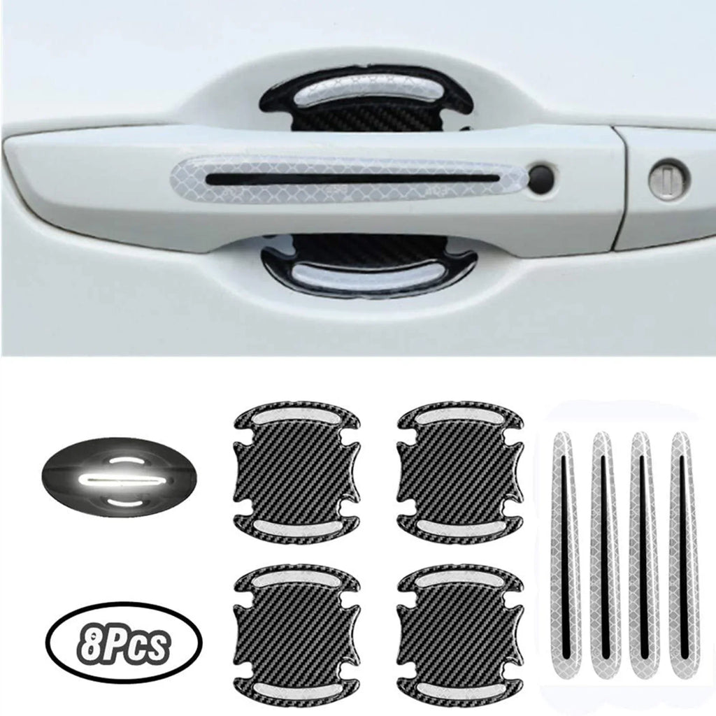 Car Door Handle Reflective Sticker Protection Sticker Door Handle Paint Surface Anti-scratch Reflective Sticker Car Accessories