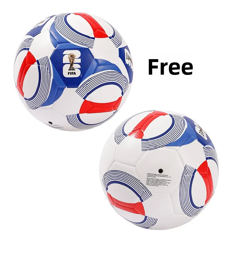 FIFA 2026 World Cup USA Canada Mexico Size 5 Soccer Ball Official Match Training for Adults Youth Students Wear-Resistant PU