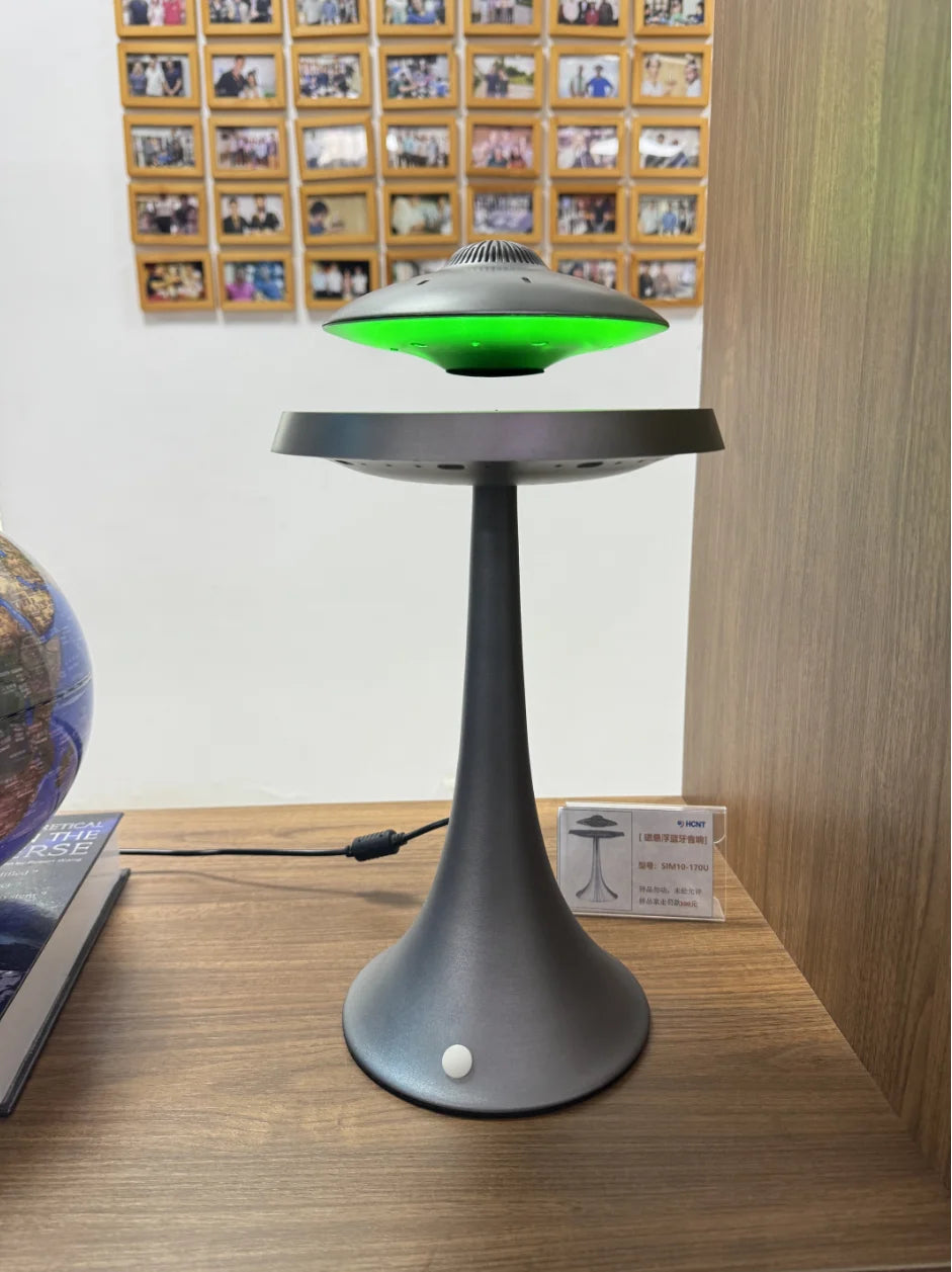 Creative Floating Bluetooth Speaker Magnetic Levitation UFO Gift for Kids 360 Degree Levitating Smart Audio Wireless 3D Surround