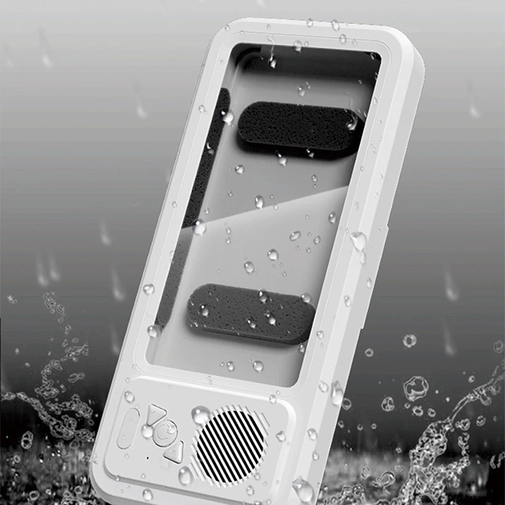 Z07 Bluetooth Speaker 360 ° Waterproof Mobile Phone Box audio bath watching TV Stand Touch Screen Mobile Phone Holder Box