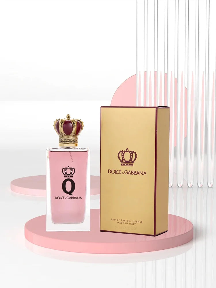 Dolce & Gabbana Q Intense women Eau De Parfum Spray 100ml Amber Woody Fragrance Original Long-Lasting Scent