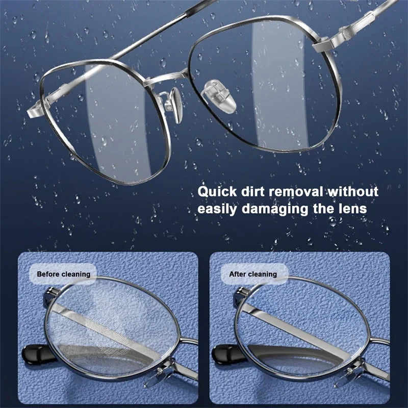 Jewelry Vibration Non-Ultrasonic Cleaner with Digital Display Wireless Portable Cleaner Eyeglasses Rings Earrings Cleaner