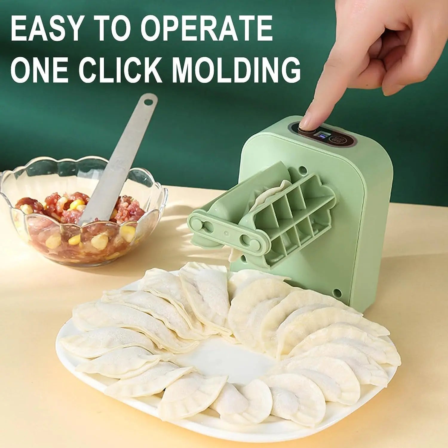 Electric Dumpling Maker Machine Automatic Empanada Wonton Maker Press Dumpling Skin Ravioli Mould Kitchen Tool Accessories