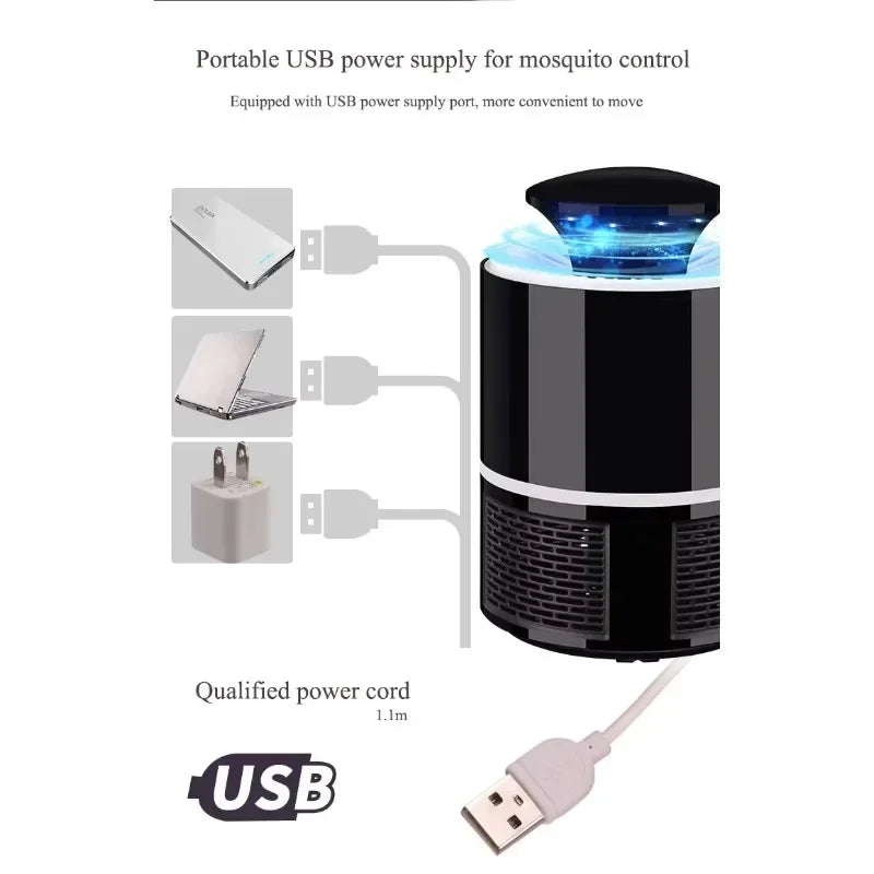 Indoor Physical Fly Killing Mosquito Household Photocatalyst Mosquito Killing Lamp Insect Trap Lamp LUV Repellent Lamp