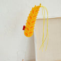 Cat Teaser Toy Felt Squeaky Bell Simulated Barley Scallions Shape Kitten Toy Fringe Interactive Cat Stick Toy Supplies