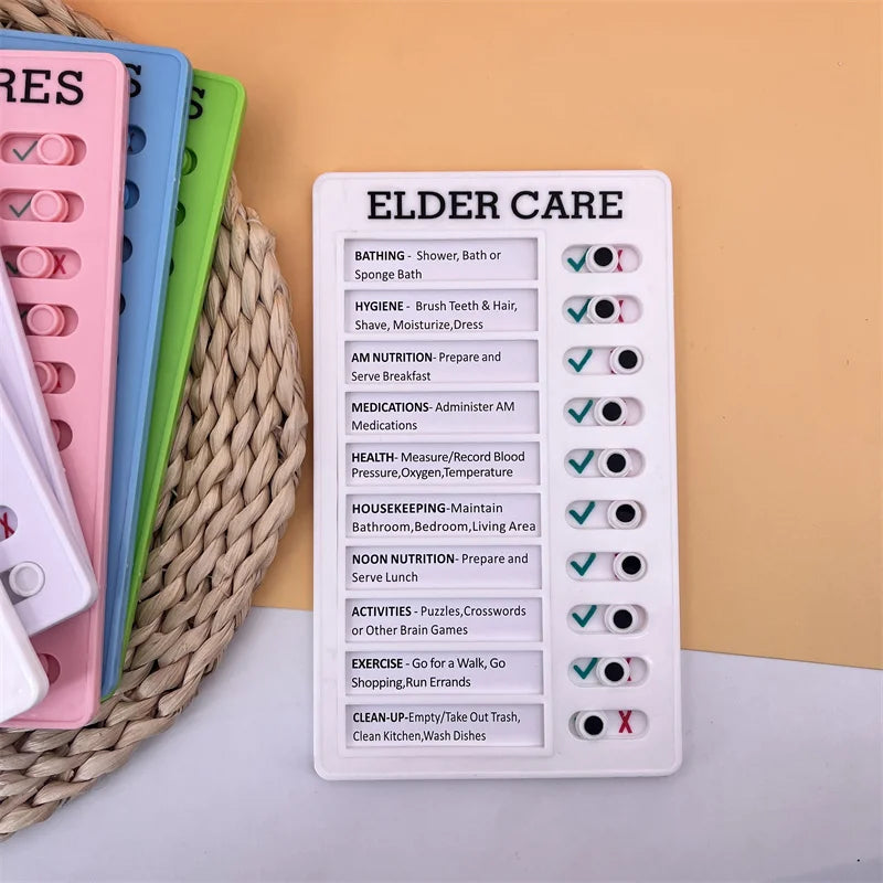 Reusable My Chores Checklist Daily Planner Memo Plastic Board Chore Chart Responsibility Behavior for Kid Self-discipline Card