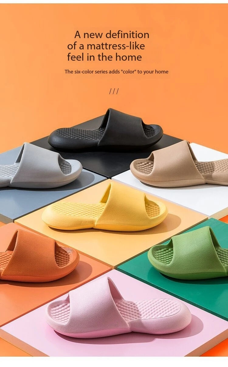 Slippers for women eva, summer home, bathroom, anti slip thick sole, external wearing of sandals