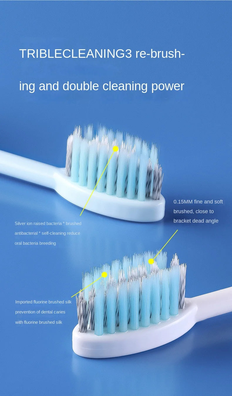 1PC Portable Folding Toothbrush Travel Toothbrush Set Creative Tooth Clean Tools Can Hold Toothpaste