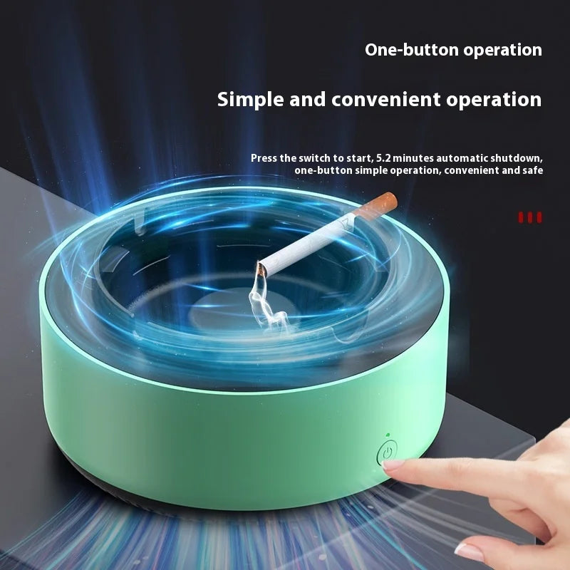 Electric 2 in 1 Multi-Functional Intelligent Ashtray Household Air Purifier Modern Function Portable Indoor Smokeless Ashtray
