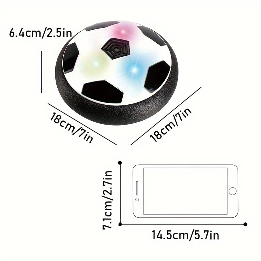 7″ Hover Soccer Ball Kids Toys, Electric Floating Football with LED Music, Soccer Ball Indoor Game for Children, Birthday Gift