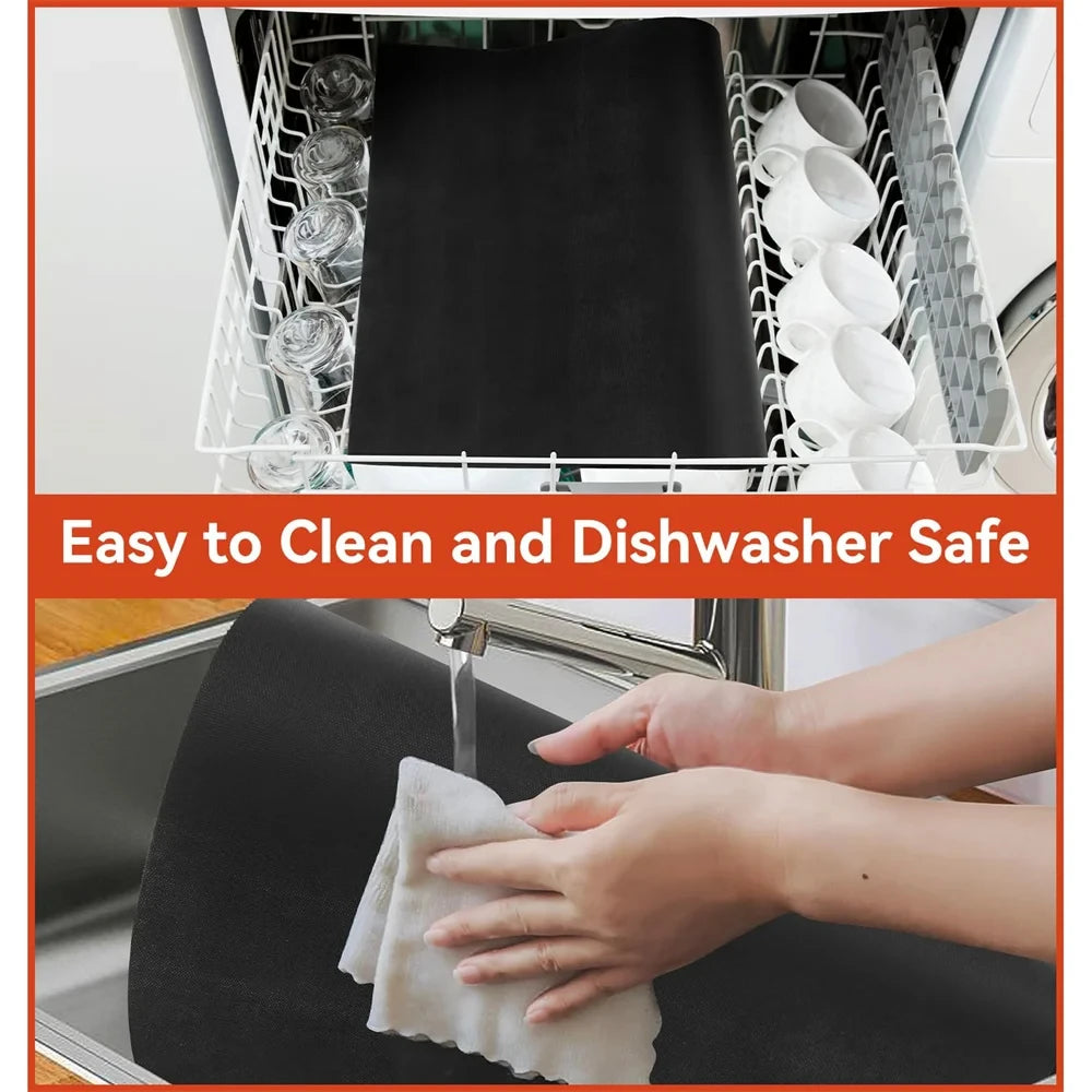 BBQ Mats Oven Bottom Liners Reusable Non-stick Baking Mats Outdoor Party Protective Mats Kitchen Tools Heat Resistant Grill Mats