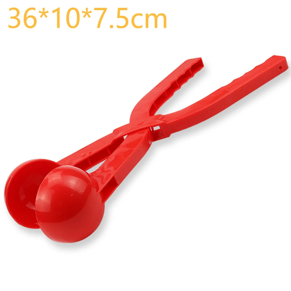Snowball Maker Clip for Kids Adult Heart Snowflake Duck Shape Clip Tongs for Outdoor Sand Snow Ball Mold Toys Fight Sports Toys