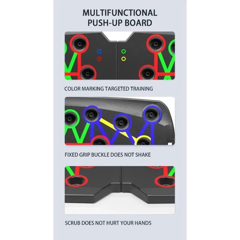 Home multi-functional push-up board, training board, chest and abdominal muscle training equipment, portable push-up