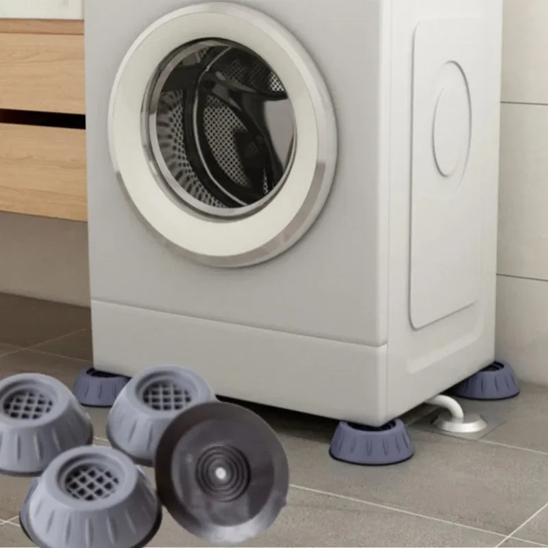 4Pcs Anti Vibration Feet Pads Waterproof Legs Slipstop Silent Skid Raiser Mat Washing Machine Support Dampers Stand Furniture