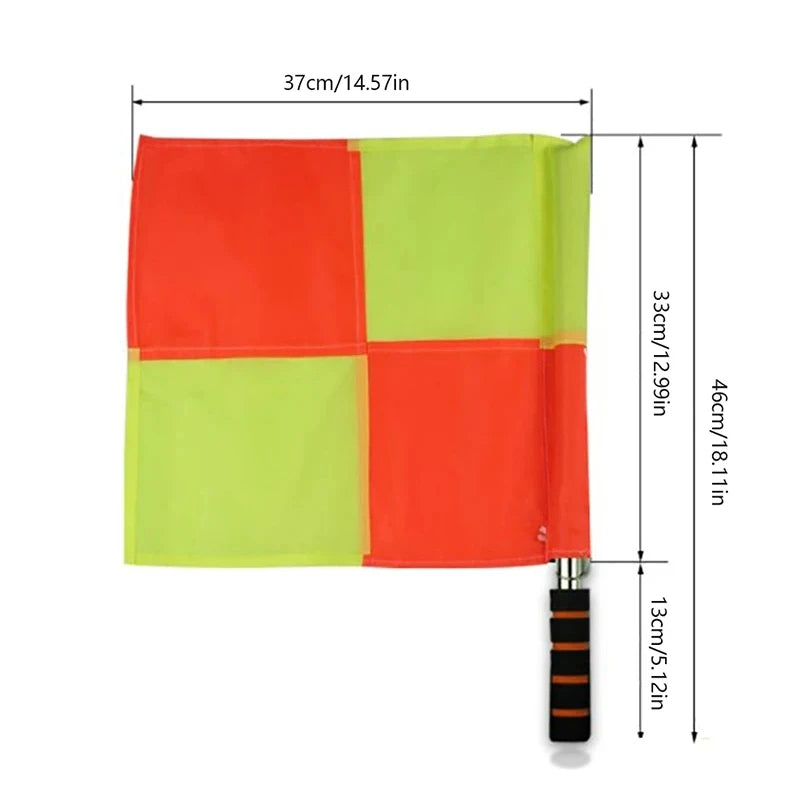 2/4/8/16Pcs World Soccer Referee Flag Fair Play Sports Match Football Linesman Europe Flags Referee Equipment
