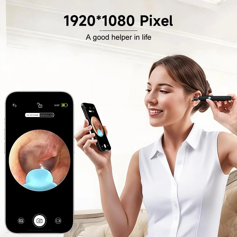 WIFI Visual Ear Camera Ear Pick Digital Ear Spoon Wireless Ear Cleaning Endoscope Ear Wax Removal Tool For Iphone Android Phones