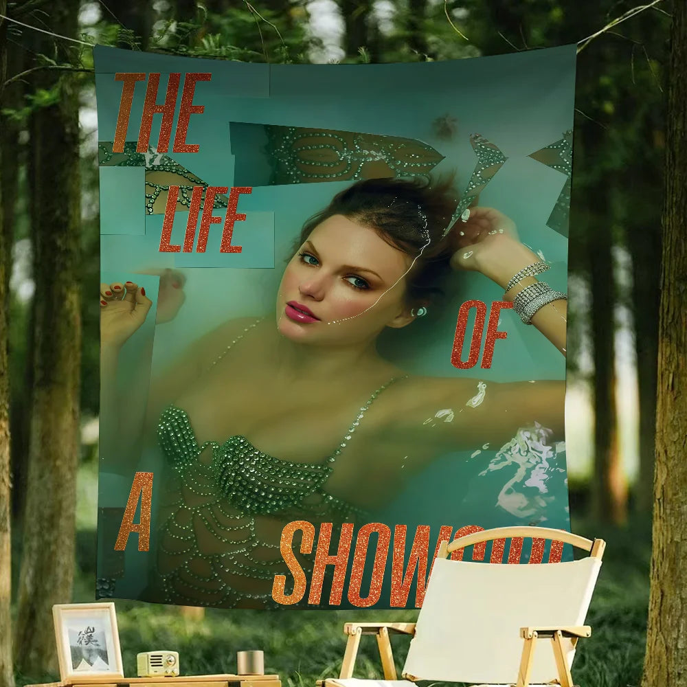 T-TaylorS The Life of a Showgirl flag For Living Room Home Dorm Decor Art Home Party Picnic Decor Banner
