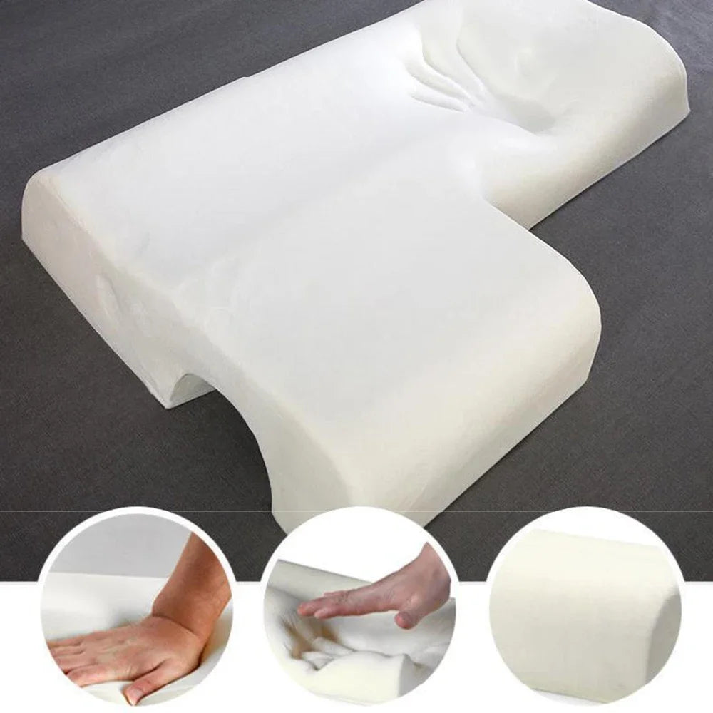 Arched Cuddle Couples Pillow with Slow Rebound and Breathable Memory Foam,Sleep Pillow for Anti Pressure Hand Protect Cervical