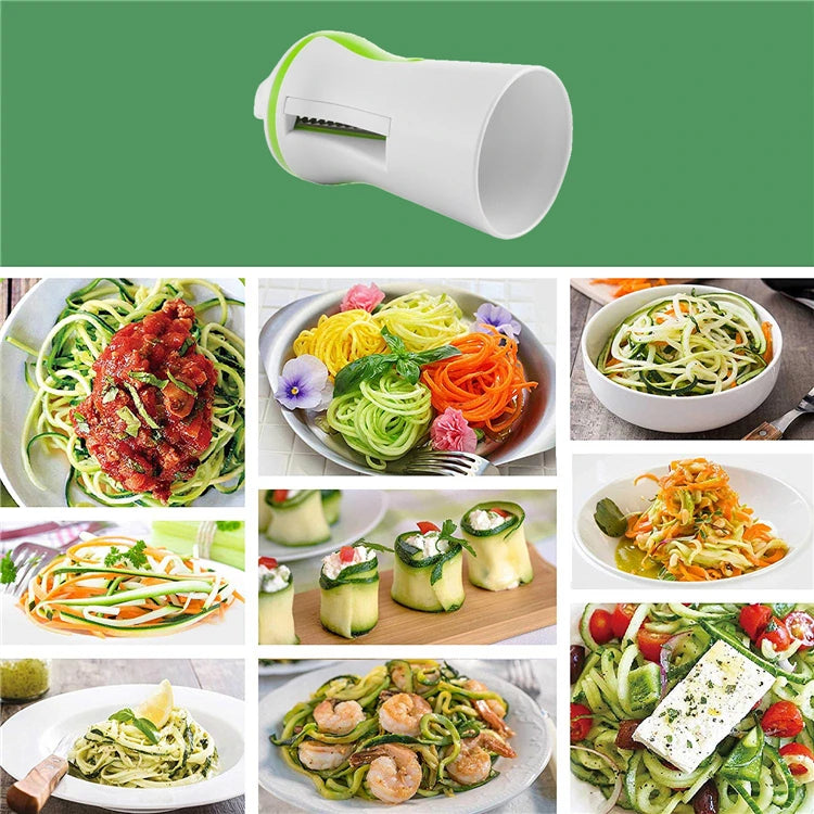 ANYOHOE Heavy Duty Spiralizer Vegetable Slicer Vegetable Spiral Cutter Zucchini Shredder Grater Kitchen Gadgets and Accessories