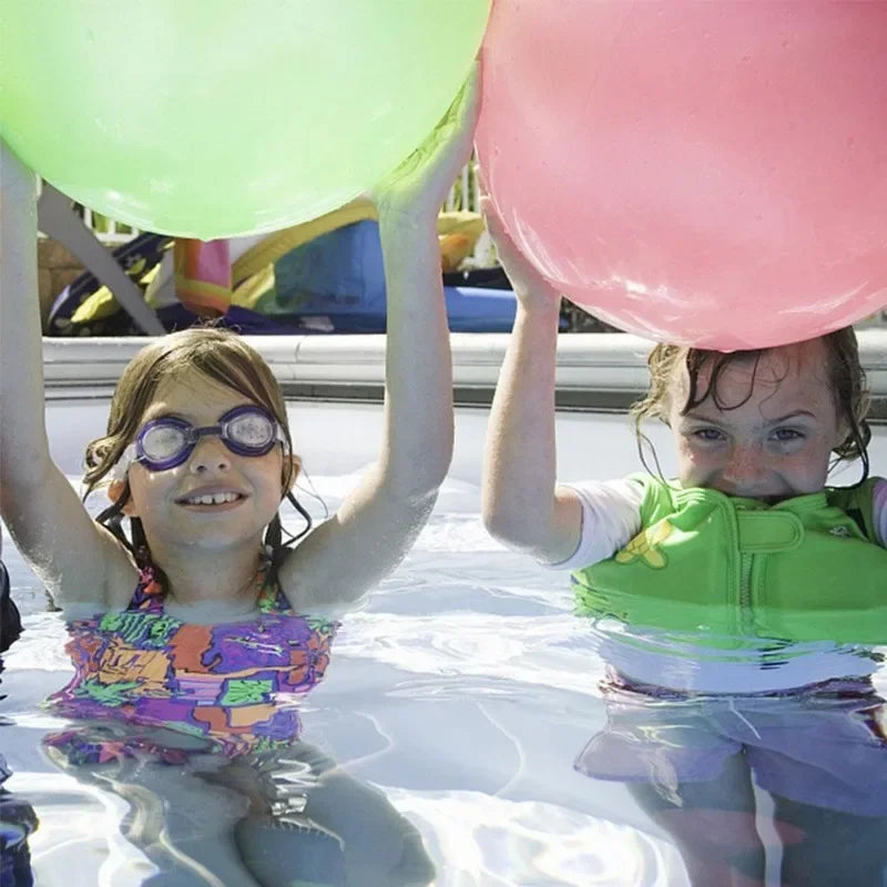 Bubble Ball Reusable Children Outdoor Soft Inflatable Giant Elastic Water-filled Ball Balloon Toy for Beach Fun Party Game Gifts