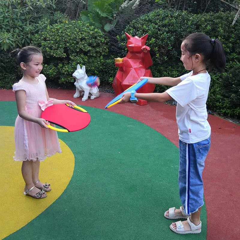 Outdoor Fun Bouncy Paddle Toss And Catch Ball Game Parent Child Interaction Toys Beach Lawn Backyard Sports Party Favors