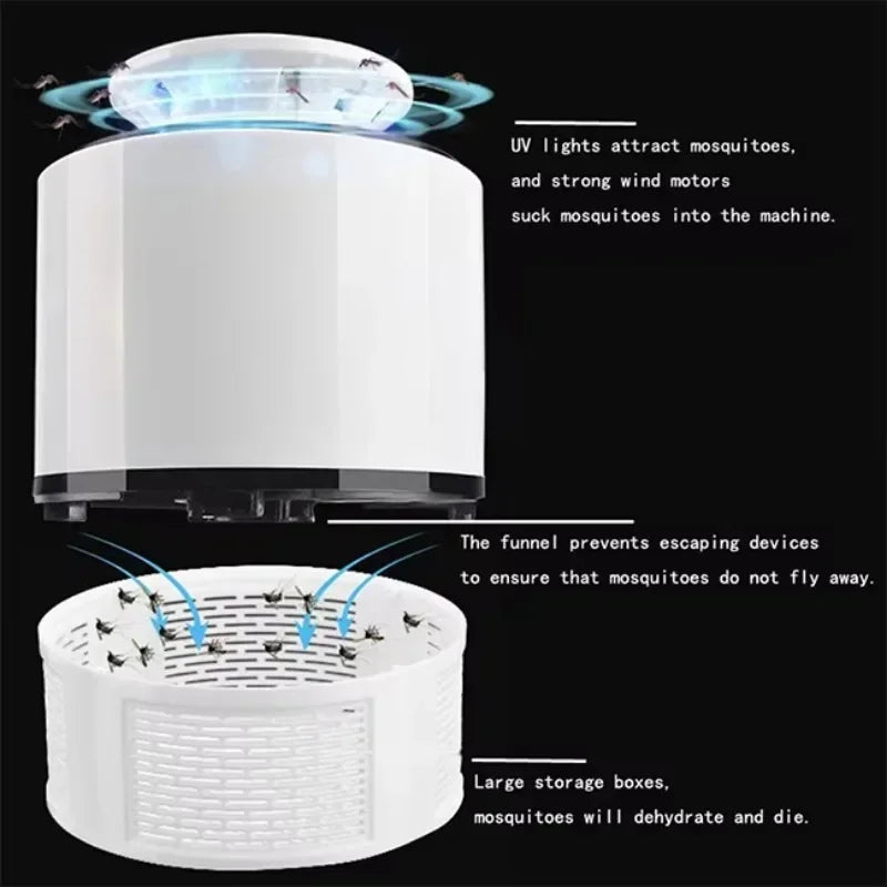 Indoor Physical Fly Killing Mosquito Household Photocatalyst Mosquito Killing Lamp Insect Trap Lamp LUV Repellent Lamp