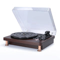 Retro Vinyl Record Player Record Player with Dustproof Cover Classic Nostalgic Style Record Player EU/US Plug Record Player