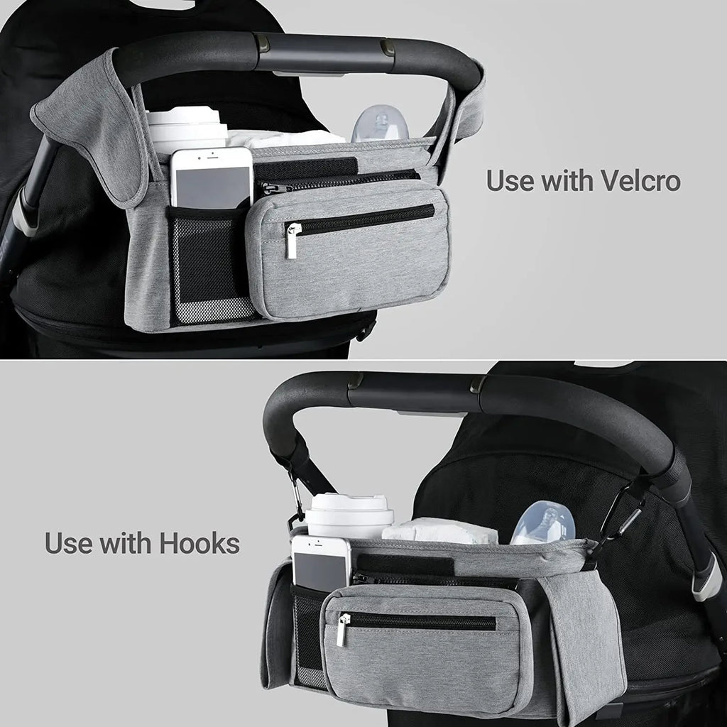 Baby Stroller Storage Large Capacity Travel Hanging Bag Mummy Bag Phone Bottle Holder Pram Diaper Bags Baby Stroller Accessories