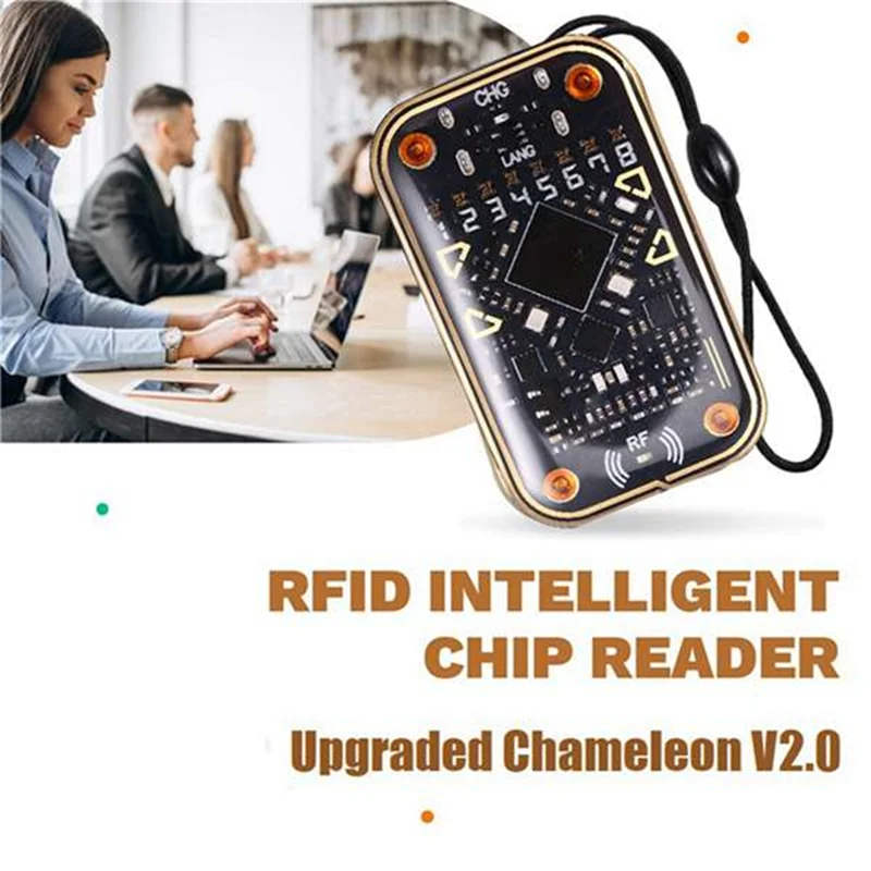 News Chameleon Ultra V2.0 RFID Smart Chip Reader NFC Duplicator+3XCUID 6XUID Keychain 125Khz 13.56Mhz Card Decode RFID Reader