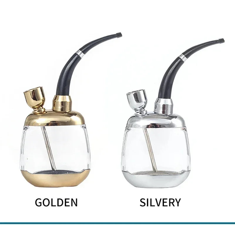 Portable Tobacco Microfilter Hookah ShiSha Glass Bottle Smoking Pipes Cigarette Holder Pipes Smoking Accessories