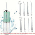 8 Pcs/Set Replaceable Oral Dental Nozzles for Oral Irrigator Dental Water Jet Water Pick Mouthwasher Flosser