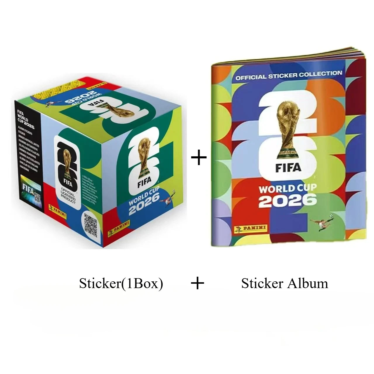Genuine Panini 2026 FIFA World Cup Sticker Album Limited Gold Silver Official 2026 Stickers Collection Football Souvenir Gift