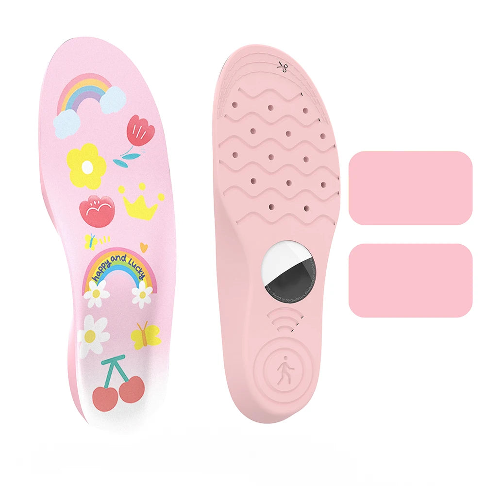 Insoles for Airtag Tracking Devise Hidden Holder Comfortable Securely Mounted Shoe Inserts Tracker Insoles for Kids and Seniors