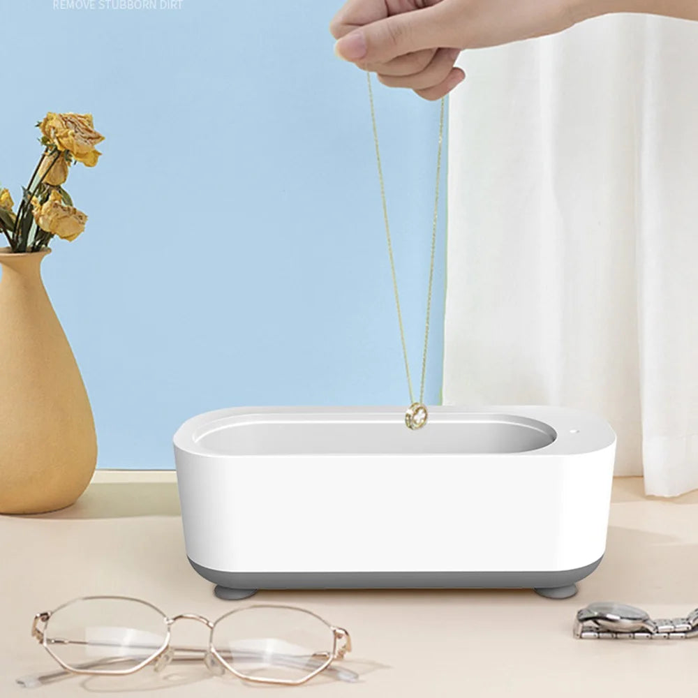 Ultrasonic Cleaning Machine High-frequency Vibration Eyeglass Cleaner Washing Tools for Watch/Jewelry/Glasses/Makeup Tool