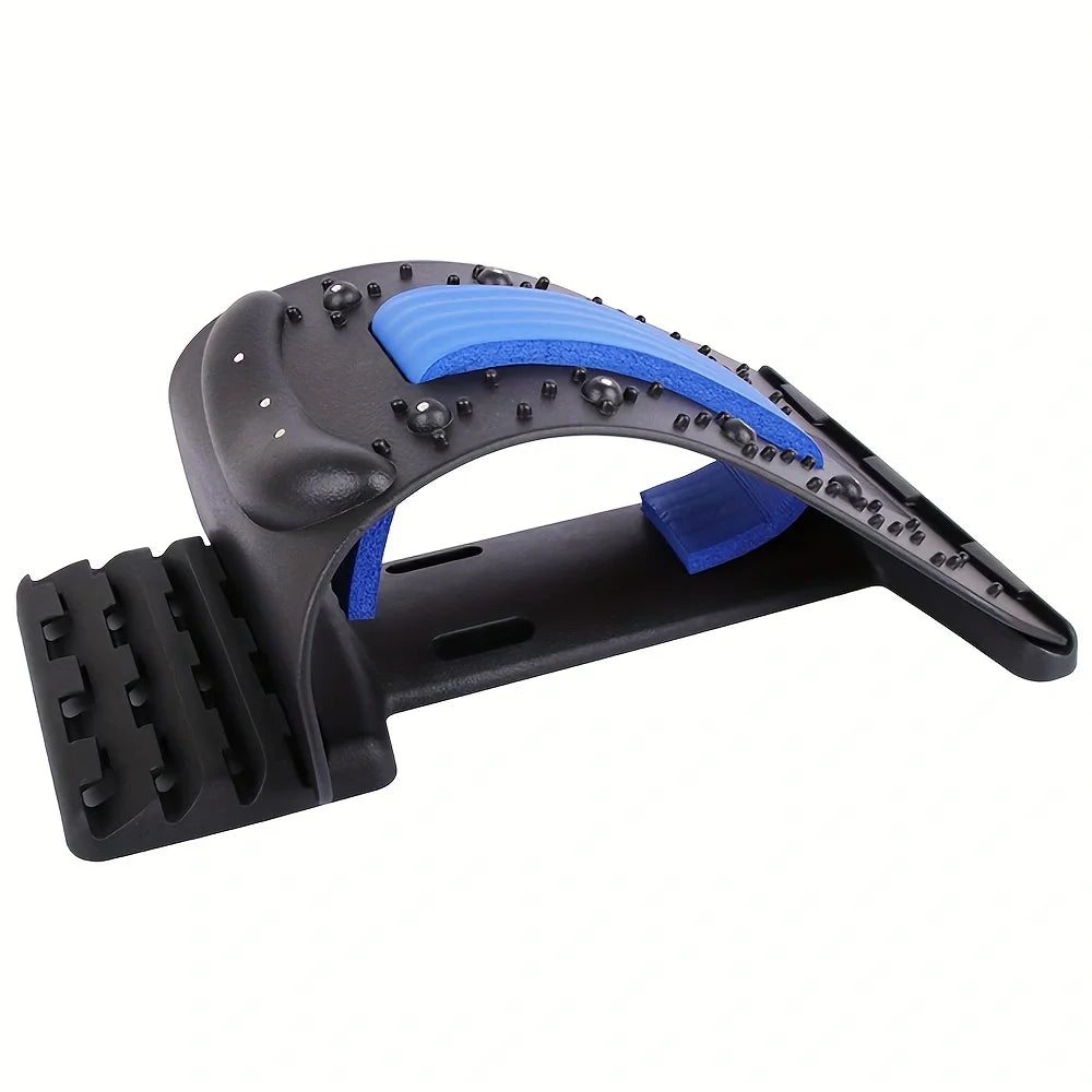Cervical Traction Device Lower Upper Lumbar Spine Support Pillow 4-Level Adjustable Back Massager Home Use Neck Bone Stretcher