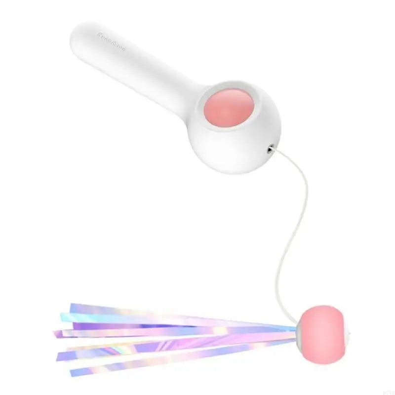 D7YB Retractable Wand Toy Tassel Toy Long Tease Wand with Ball