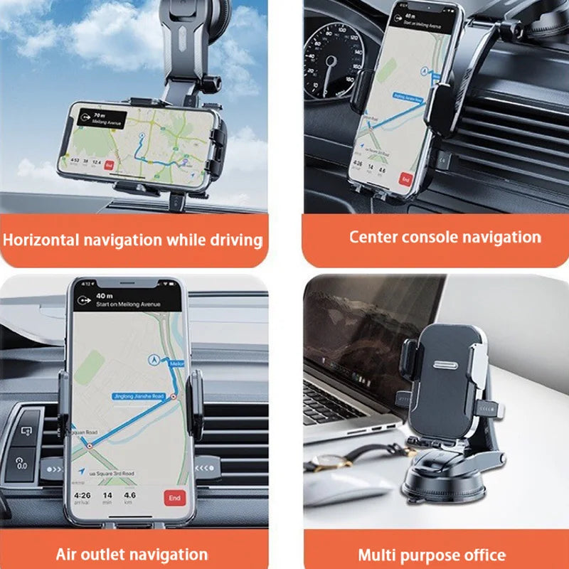 New 360 °   Rotating Air Vent Car Phone Mount – Universal Smartphone Holder