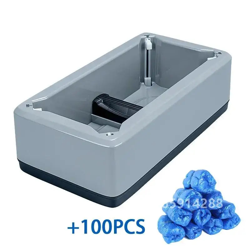 Automatic Shoe Cover Machine Smart Overshoes Dispenser T Buckle Shoe Cover Disposable PE Waterproof for Rainy Floor Clean Indoor