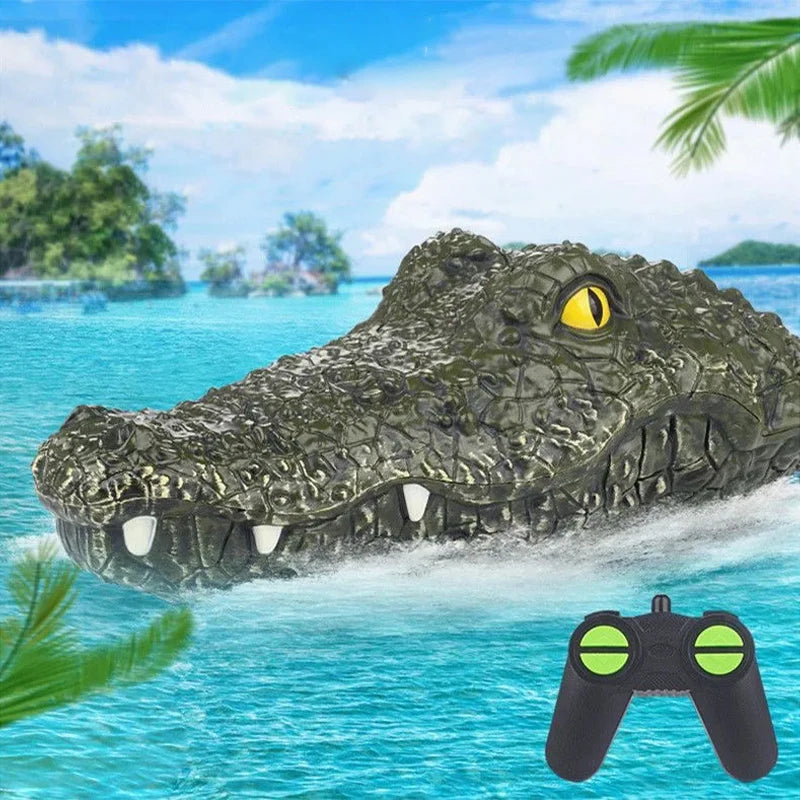 Simulated Crocodile Head Funny Gifts Toys Boys Prank Items Pool Floats Water Amusement Large Family Patio Pools Boat Toy Games