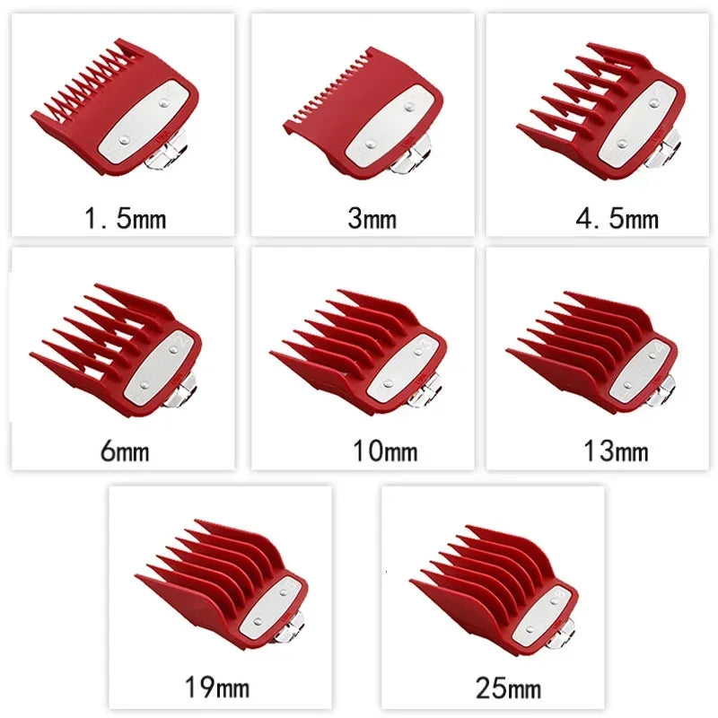 Kemei PG1990A Rechargeable Hair Clipper or Limit Combs Professional Cordless Men Hair Trimmer Men's Hair Cutting Machine Barber