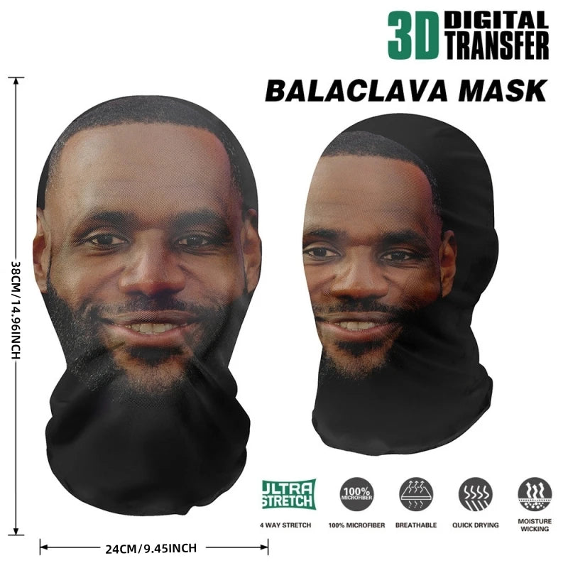 Full Face Visual Mesh Mask Party Horror Hood Simulation Kanye Mask Party Supplies Accs Cosplay Props Sunscreen Prevention