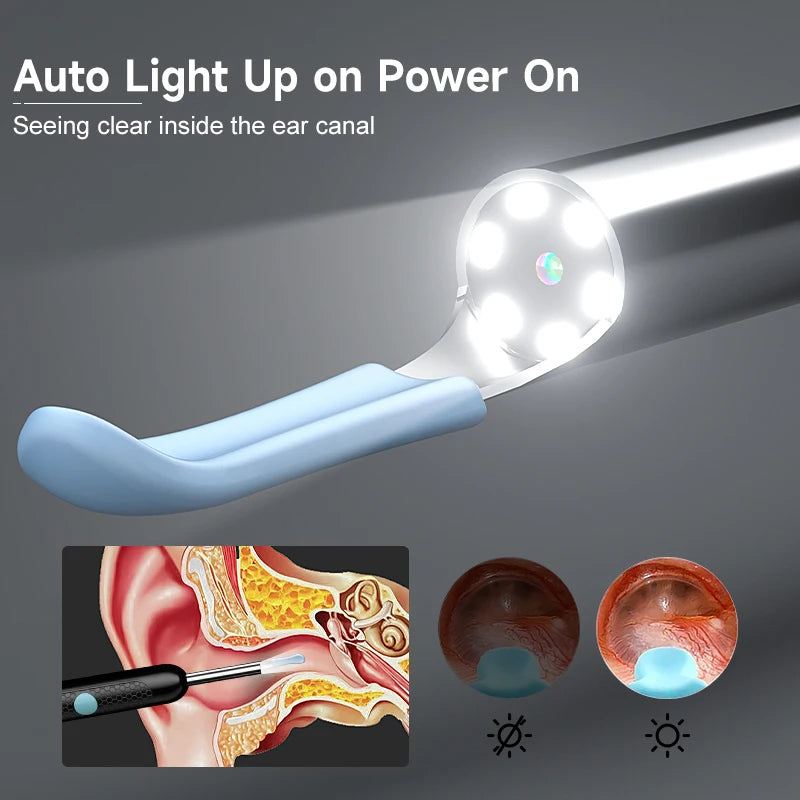 WIFI Visual Ear Camera Ear Pick Digital Ear Spoon Wireless Ear Cleaning Endoscope Ear Wax Removal Tool For Iphone Android Phones