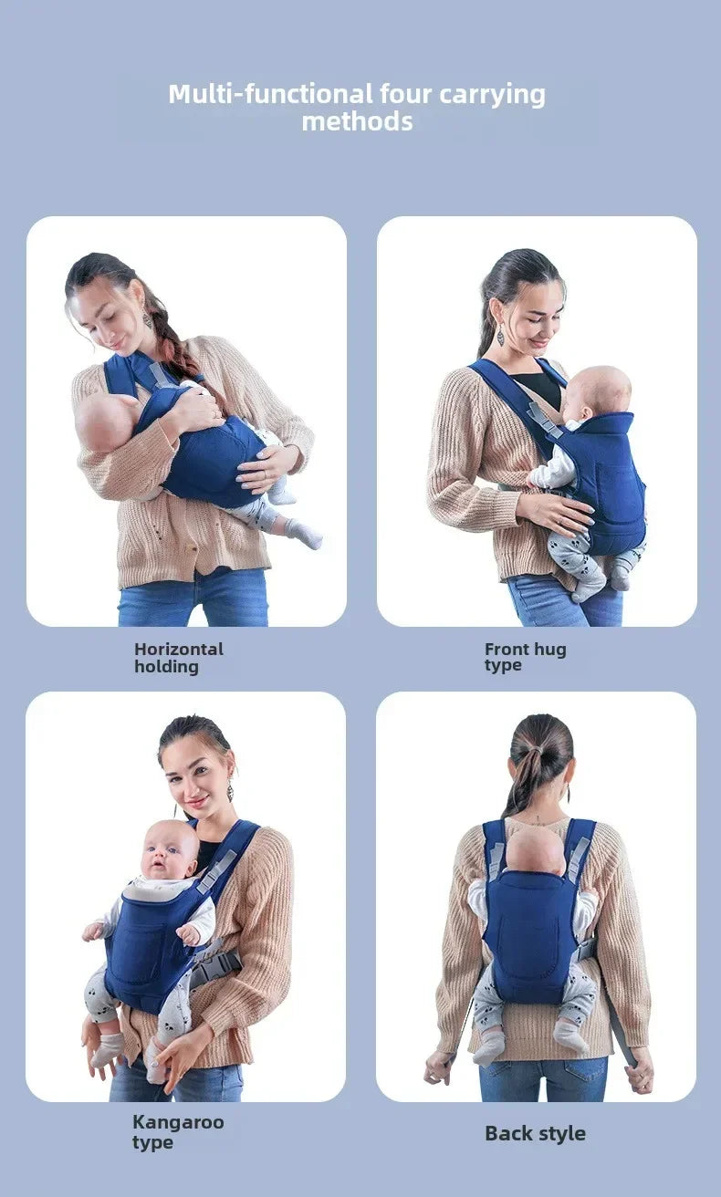 Baby Going Out Safety Sling Carrier Multifunctional Shoulder Baby Carrier Four Methods Front and Back Versatile for All Seasons