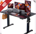 Height Adjustable Electric Standing Desk, 48 x 24 Inches Sit Stand up Desk, Memory Computer Home Office Desk with Two-Piece