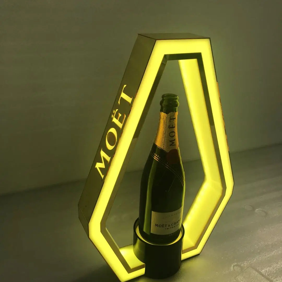 Nightclub Wine Presenter 3 Bottles Rechargeable LED Ace of Spade Glorifier Box Armand de Brignac Champagne Bottle Carrier Case
