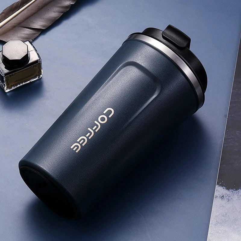 380/510ml Thermos Coffee Mug Stainless Steel Insulated Cup Temperature Display Car Portable Vacuum Bottle Insulated Water Bottle