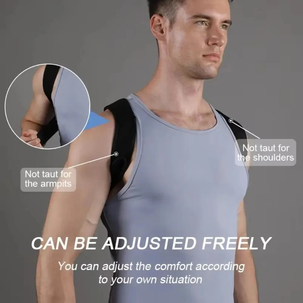 Back Posture Corrector Adjustable Medical Brace Shoulder Support Corrector Prevention Humpback Back Health Care